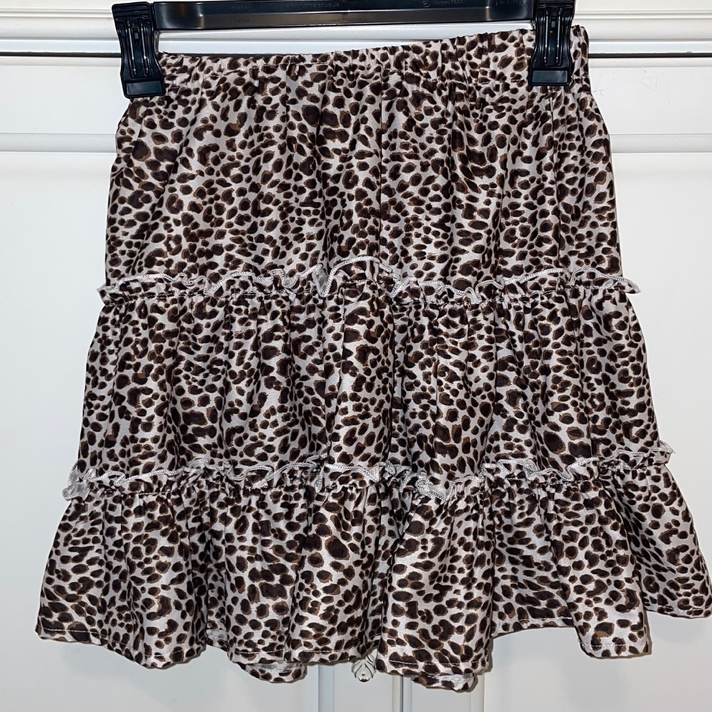 XS Flowy Cheetah Print Skirt